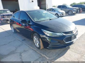  Salvage Chevrolet Cruze