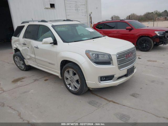  Salvage GMC Acadia