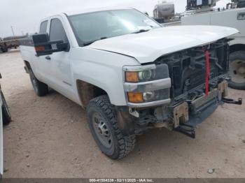  Salvage Chevrolet Silverado 2500