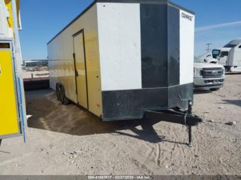  Salvage Novae Corp Enclosed Trailer