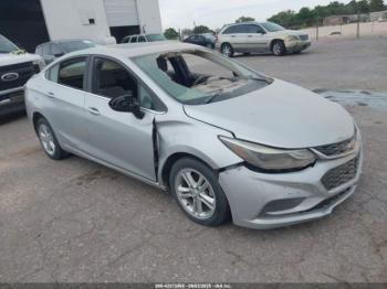  Salvage Chevrolet Cruze