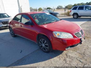  Salvage Pontiac G6